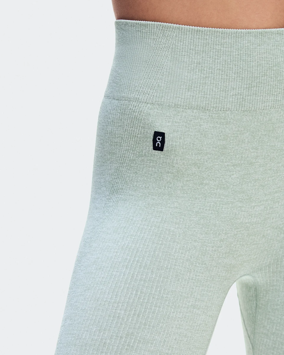 On Studio Knit Leggings Mineral Heather Feminino