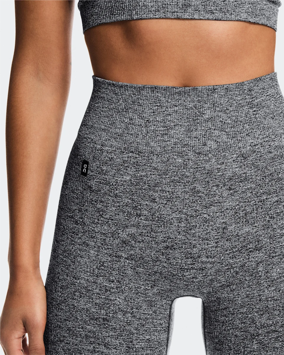 On Studio Knit Leggings Graphite Heather Feminino
