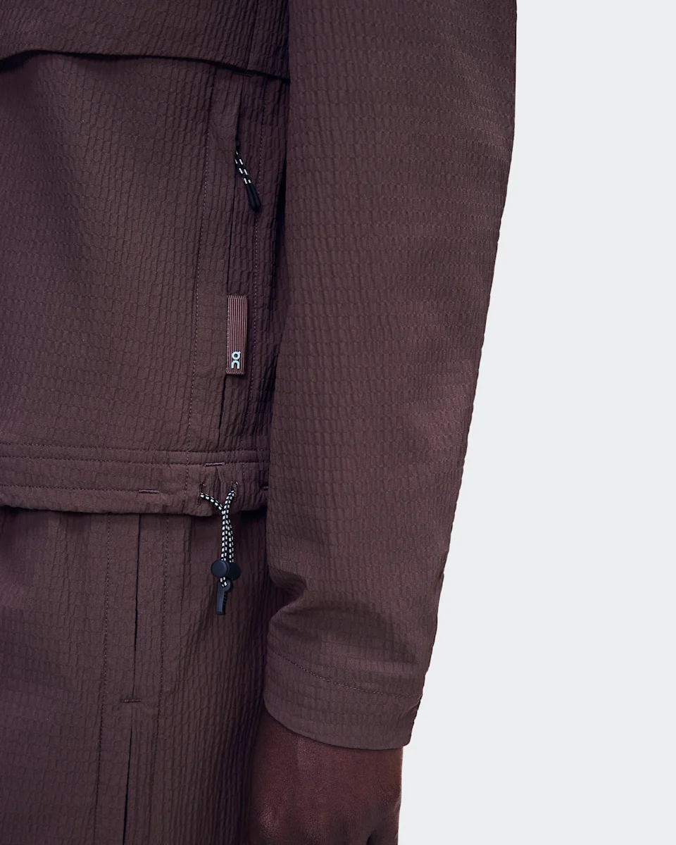 On Courtside 1/2 Zip Eaze Mulberry Feminino