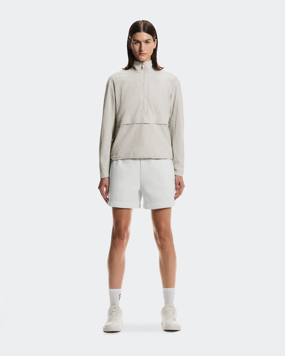 On Courtside 1/2 Zip Eaze Sand Feminino – Lifestyle tenista