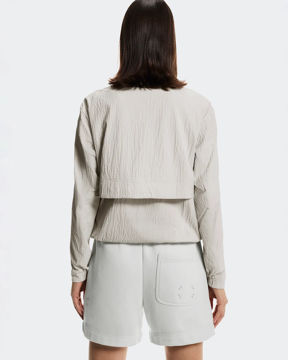 On Courtside 1/2 Zip Eaze Sand Feminino