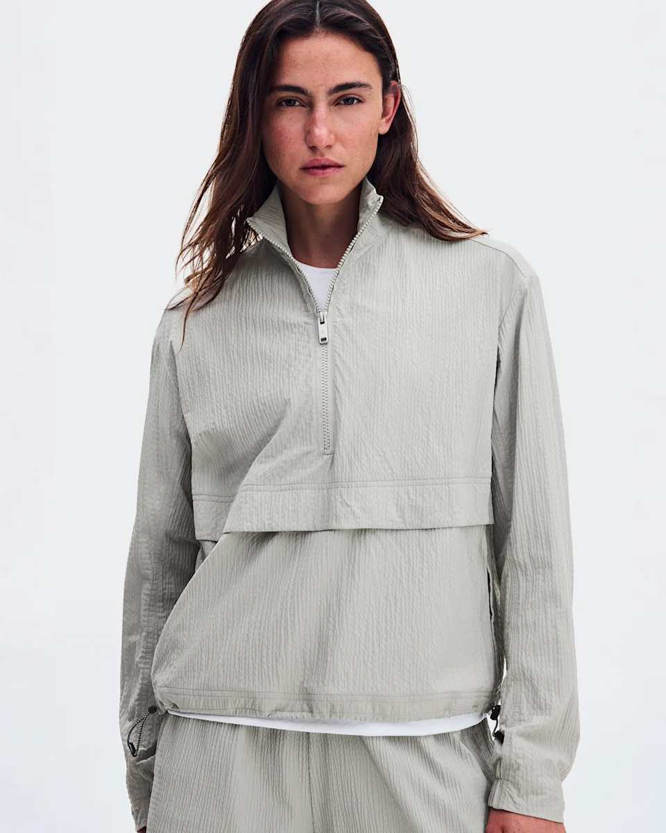 On Courtside 1/2 Zip Eaze Brume Feminino
