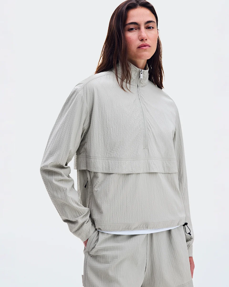 On Courtside 1/2 Zip Eaze Brume Feminino
