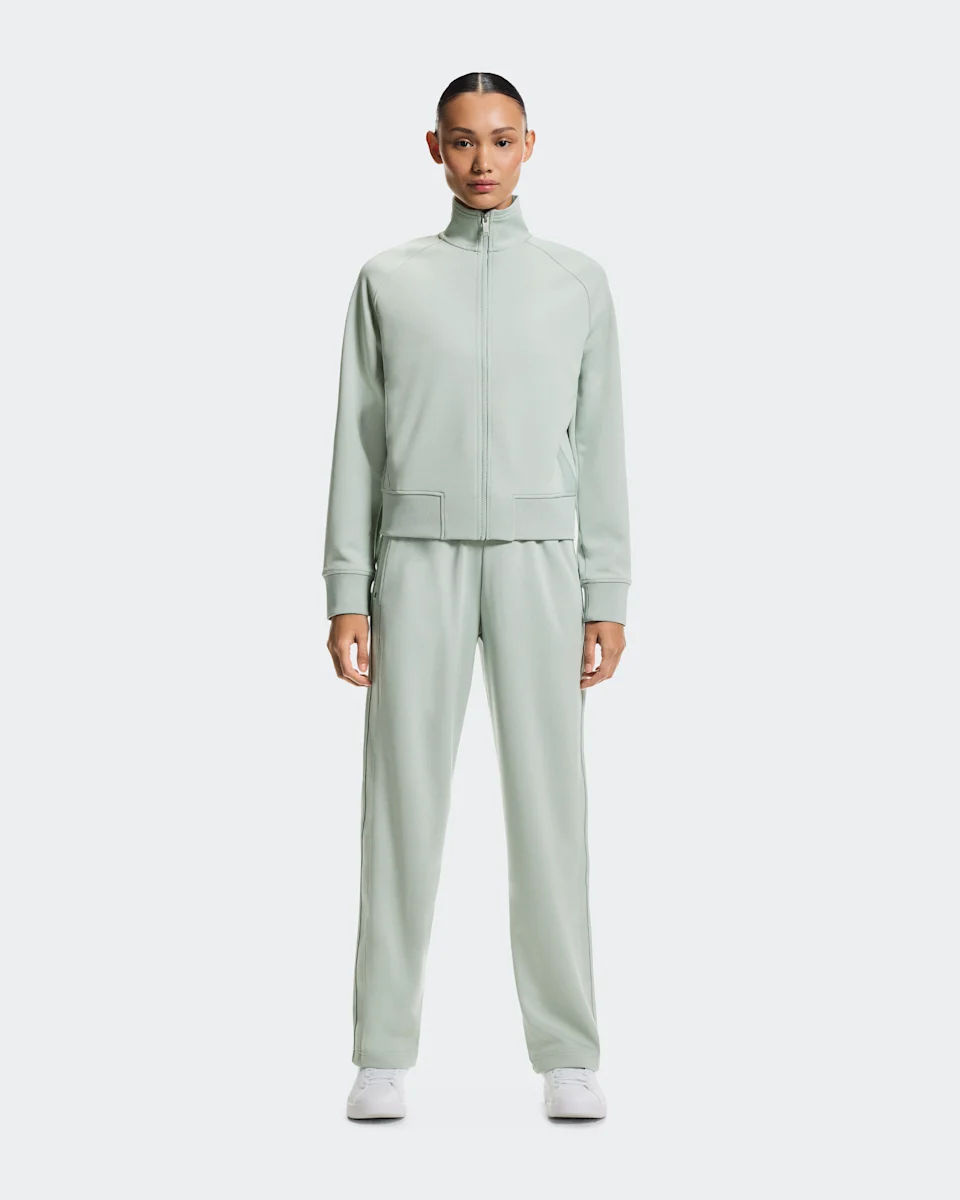 On Courtside Full-Zip Mineral Feminino