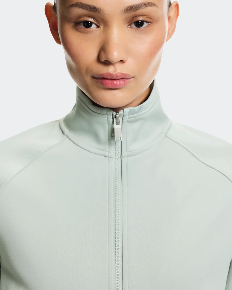 On Courtside Full-Zip Mineral Feminino