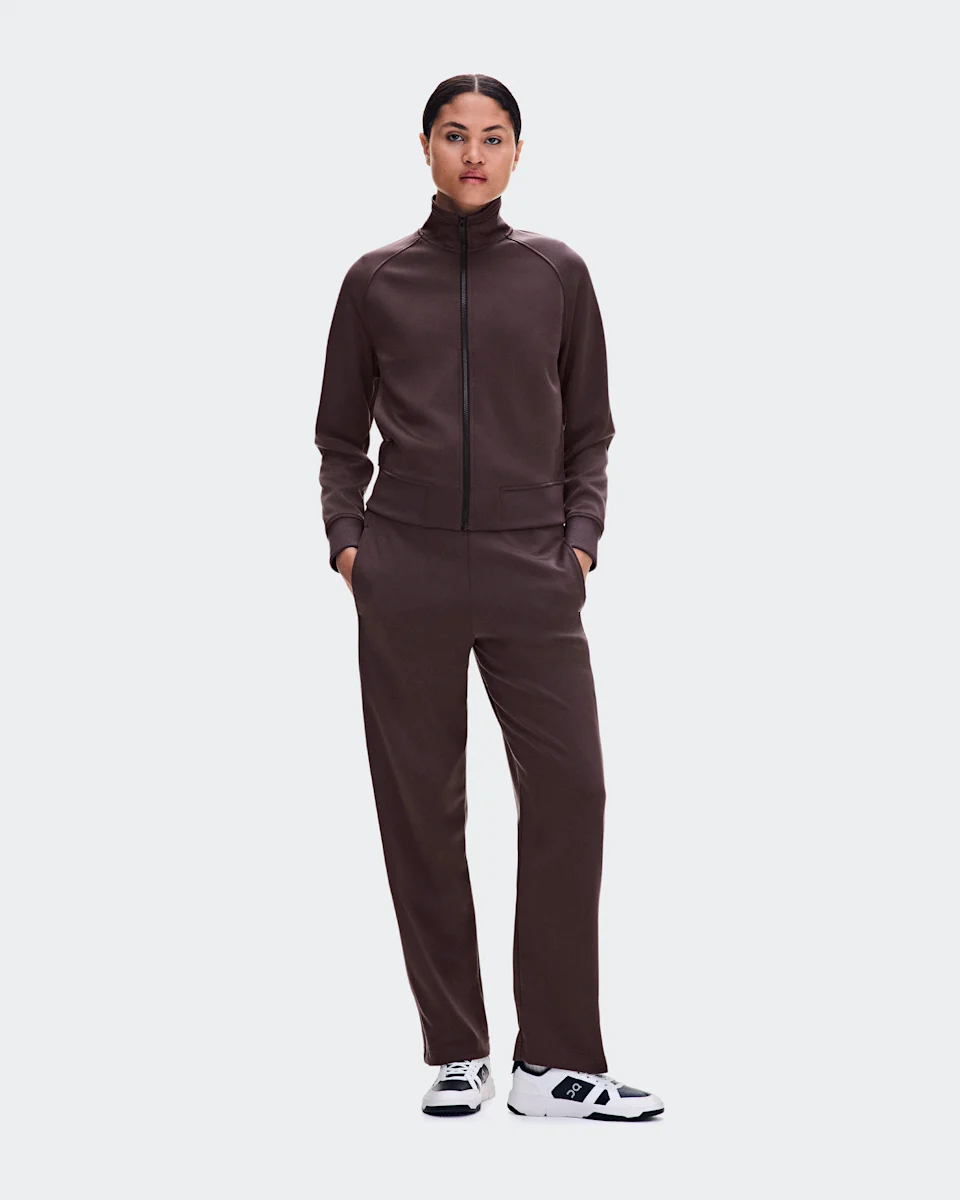 On Courtside Full-Zip Mulberry Feminino