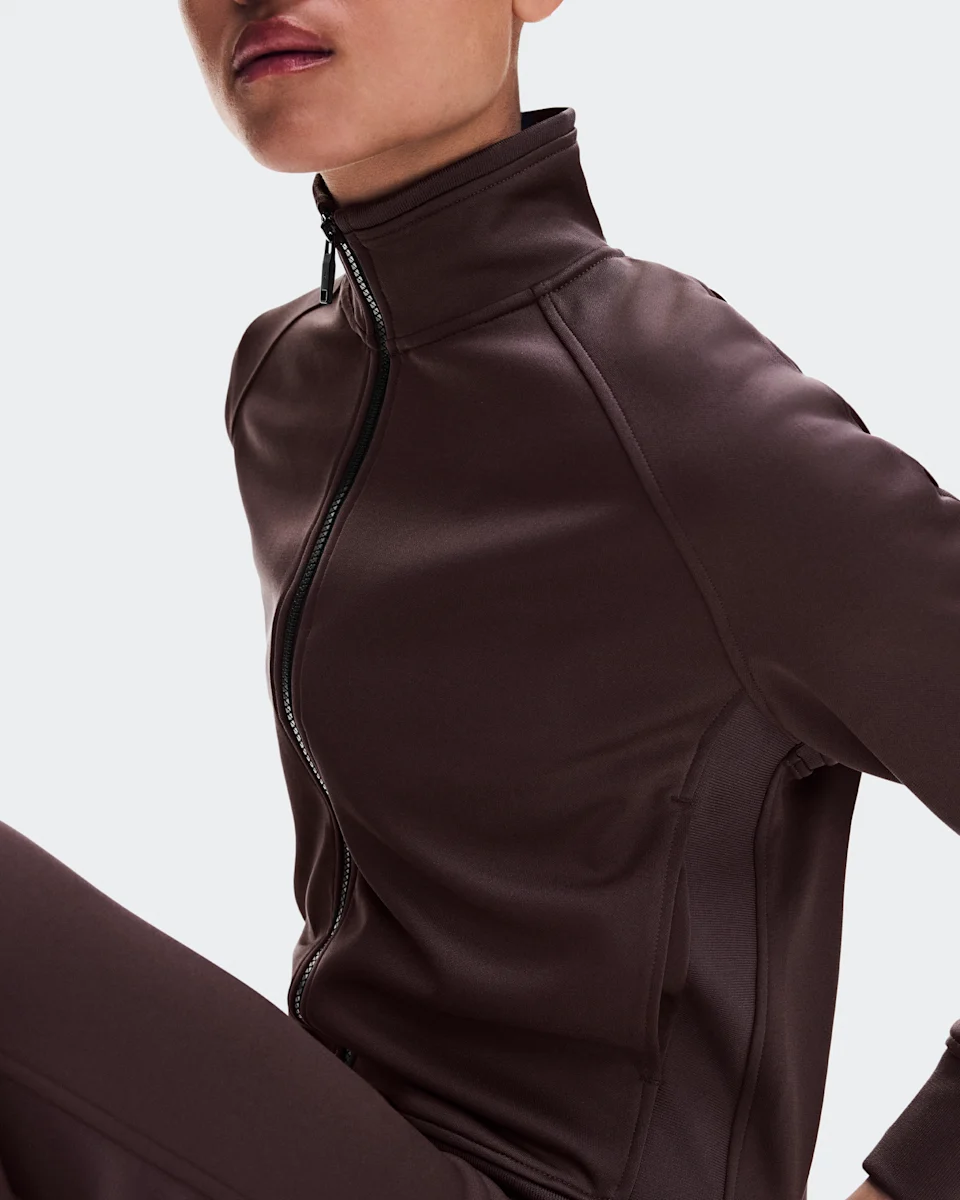 On Courtside Full-Zip Mulberry Feminino