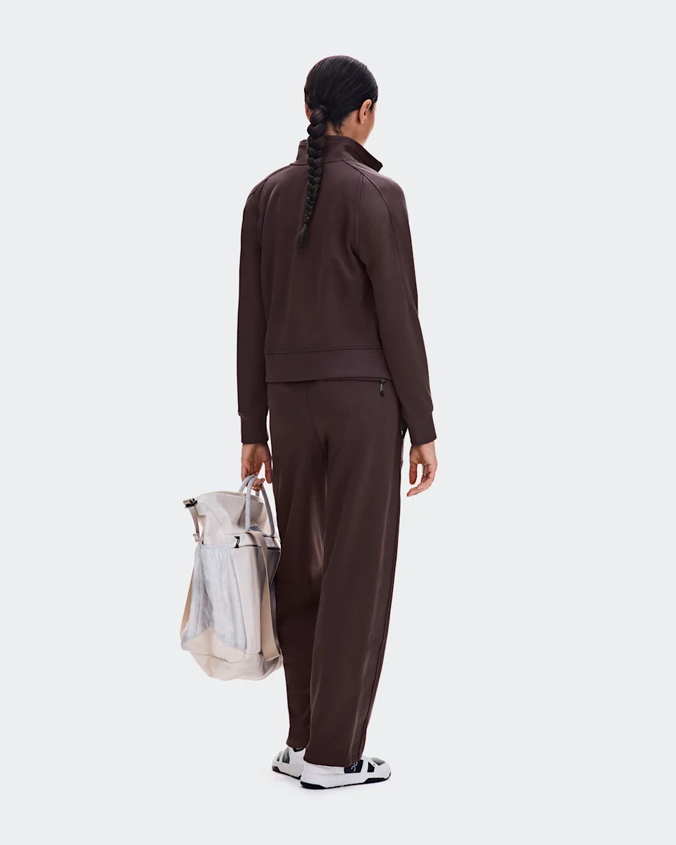 On Courtside Full-Zip Mulberry Feminino