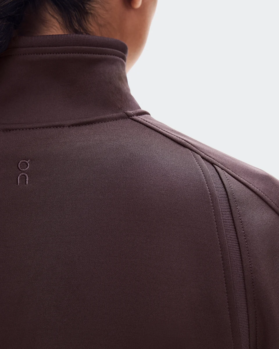 On Courtside Full-Zip Mulberry Feminino