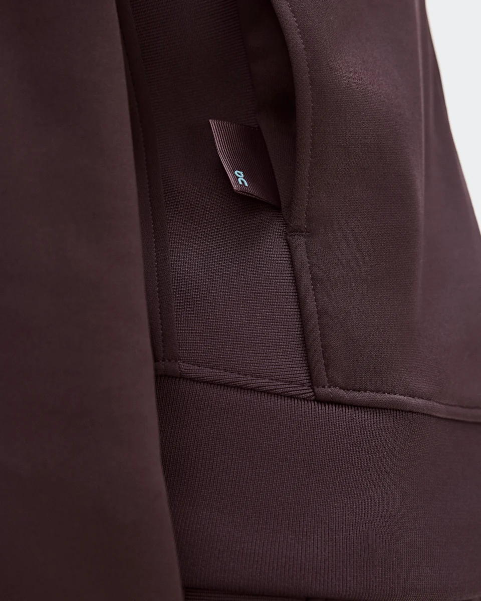 On Courtside Full-Zip Mulberry Feminino