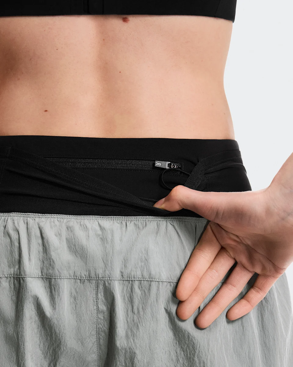 On Performance Volt Shorts Glacier Feminino