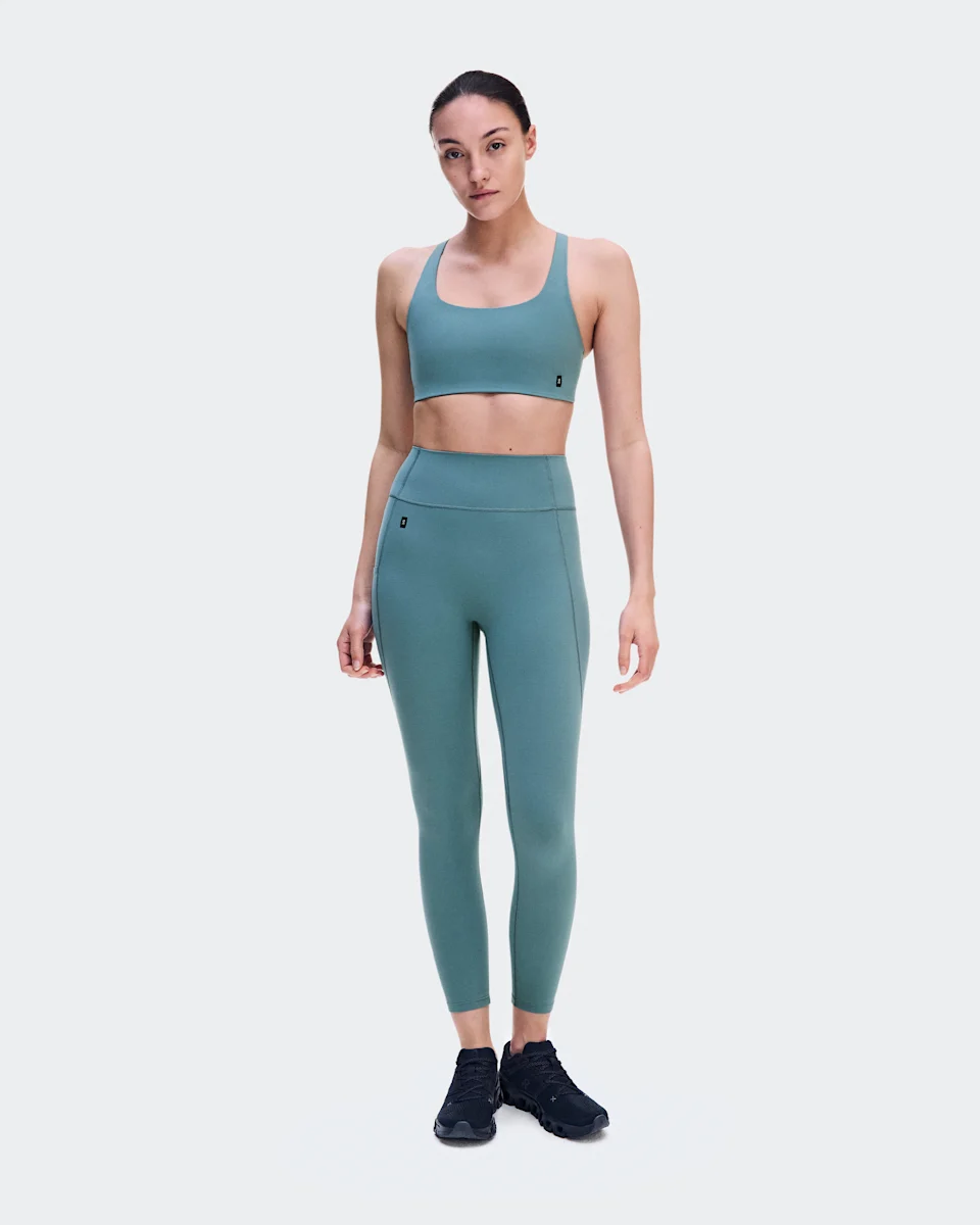 On Studio Leggings 7/8 Agave Feminino