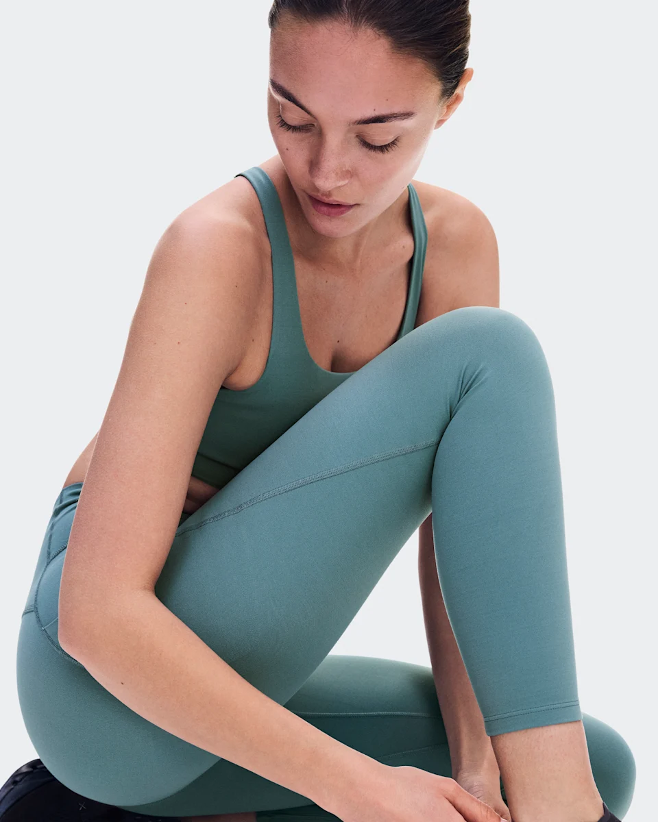 On Studio Leggings 7/8 Agave Feminino