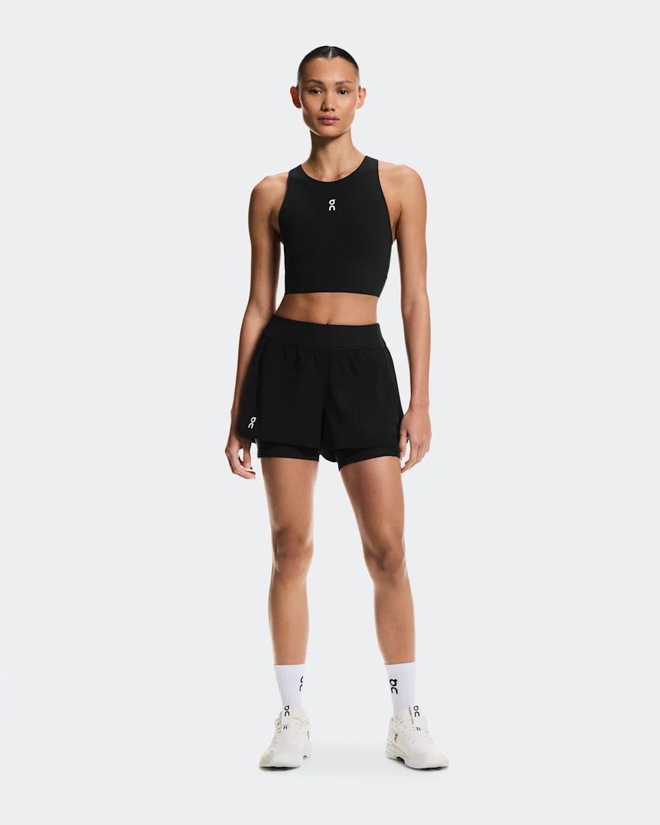 On Court Crop Top Black Feminino