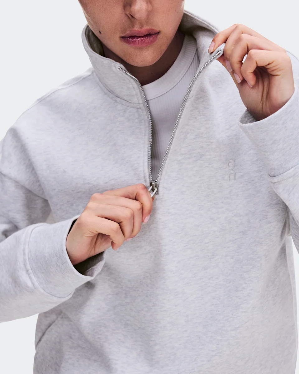 On Club Collective 1/4 Zip Crater Feminino