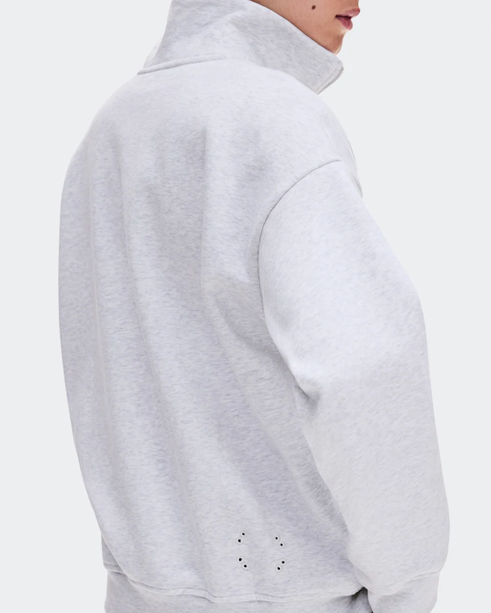 On Club Collective 1/4 Zip Crater Feminino