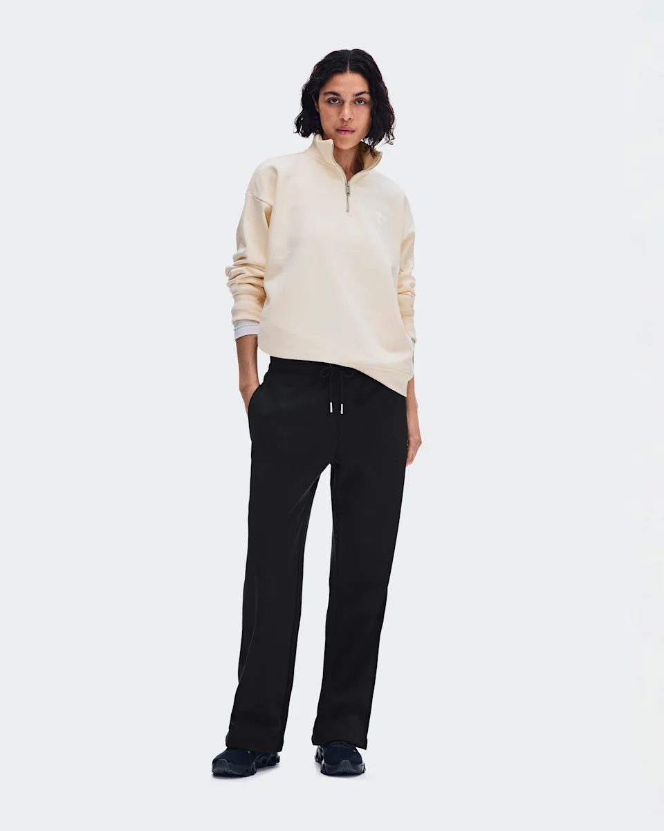 On Club Collective 1/4 Zip Chantilly Feminino – Conforto o dia todo