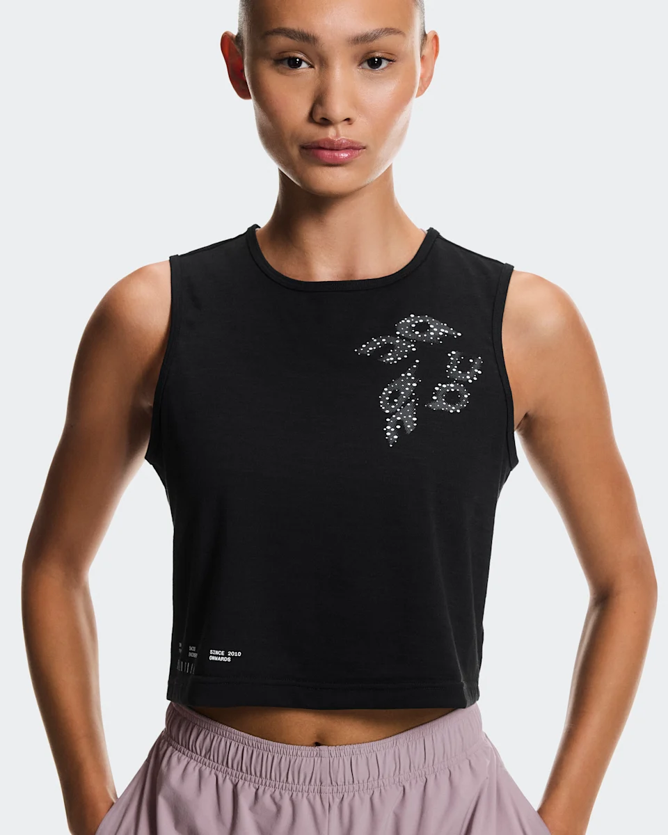 On On Run Tank Black Feminino