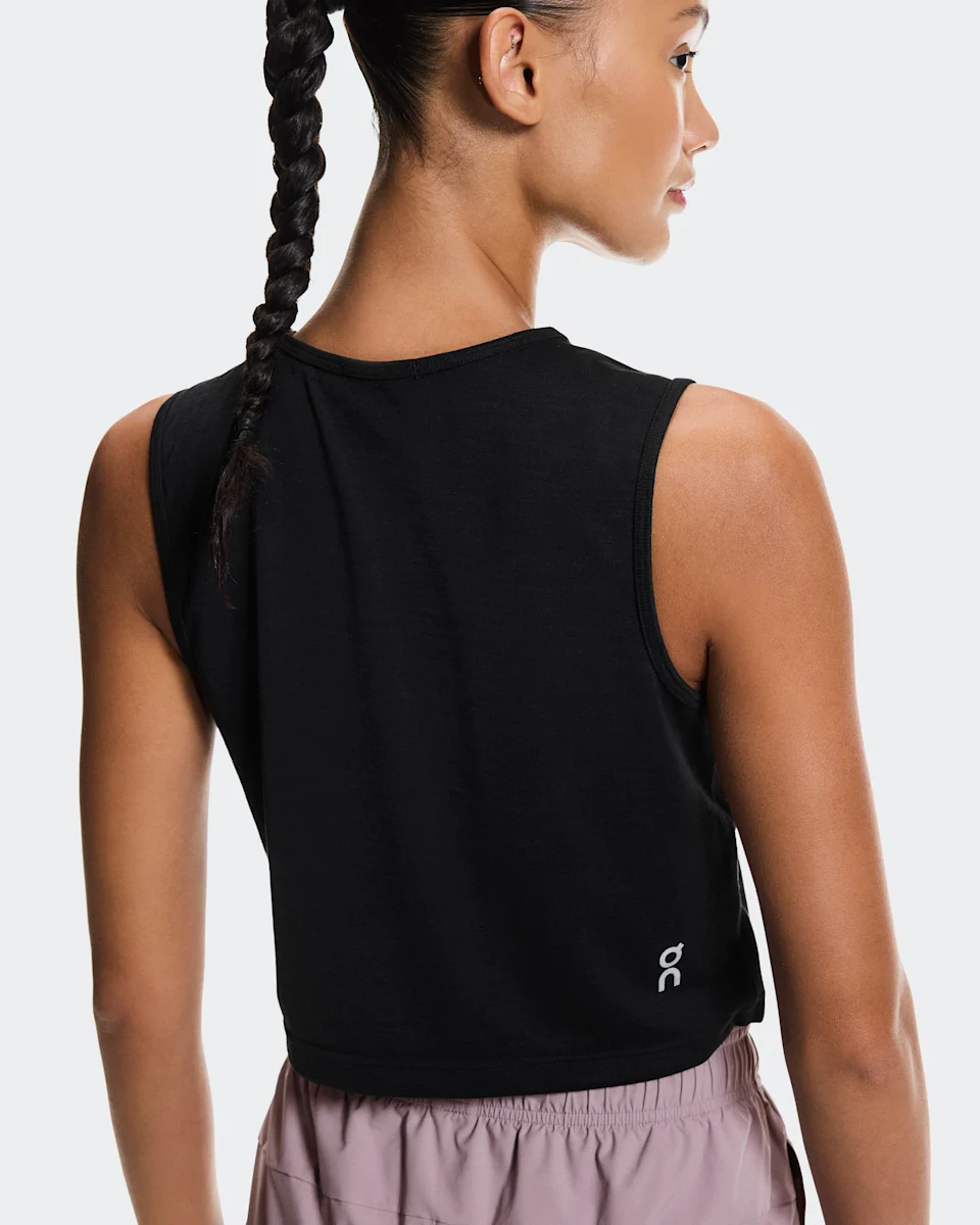On On Run Tank Black Feminino