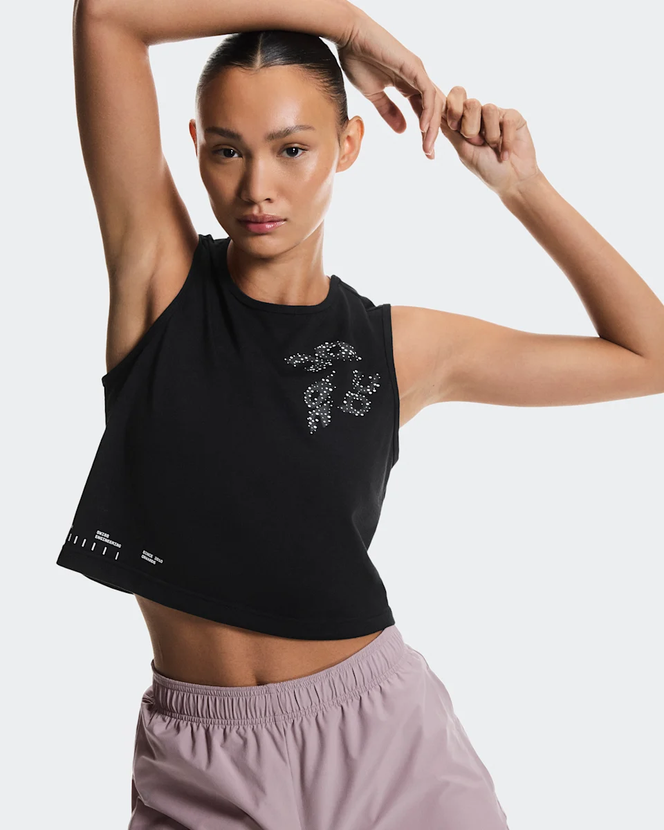 On On Run Tank Black Feminino