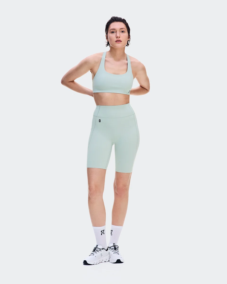 On Studio Leggings Short Mineral Feminino