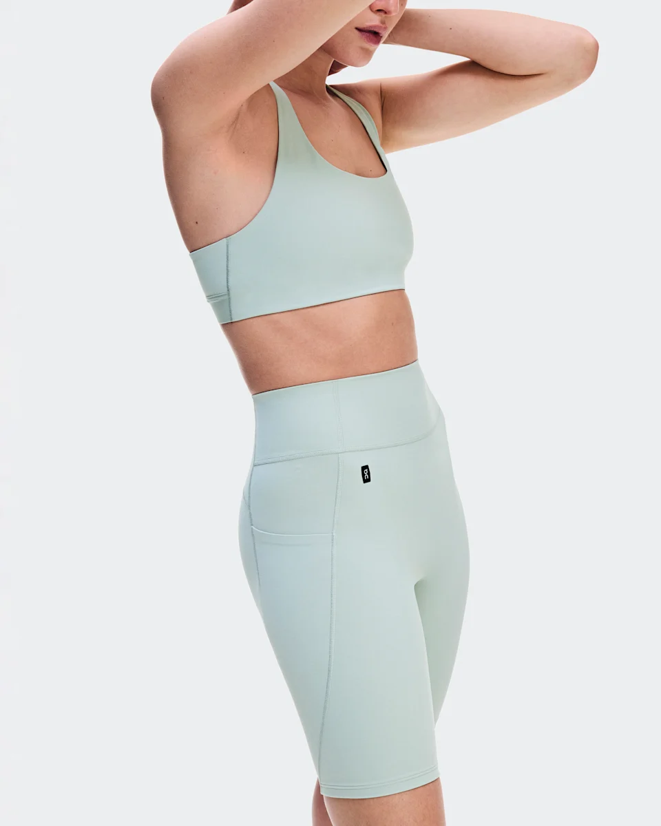 On Studio Leggings Short Mineral Feminino