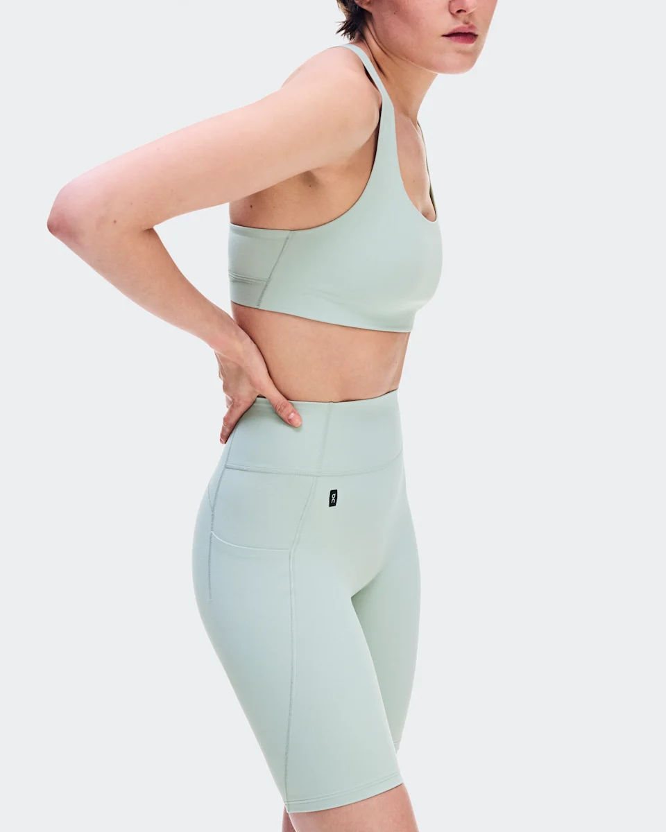 On Studio Leggings Short Mineral Feminino