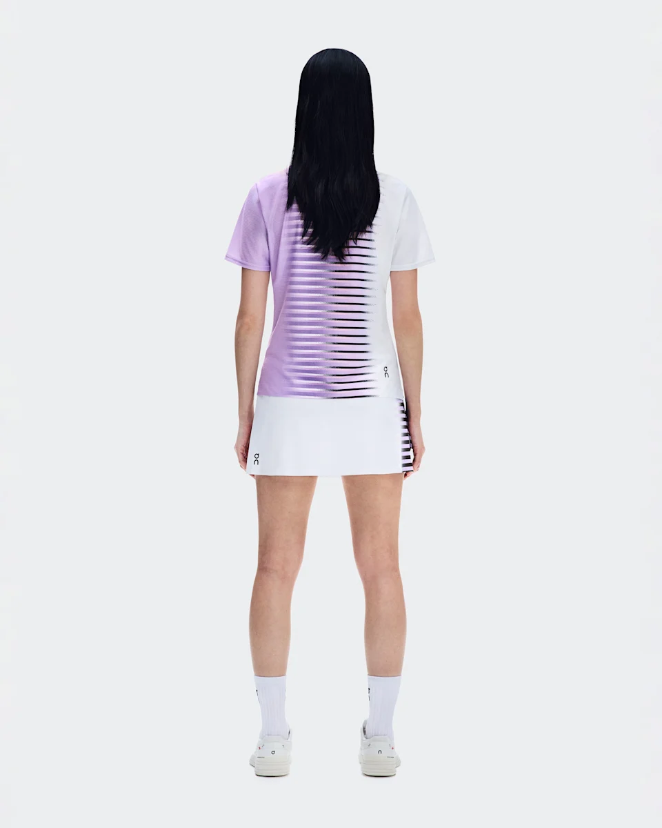 On Court-T Edge Bloom & White Feminino