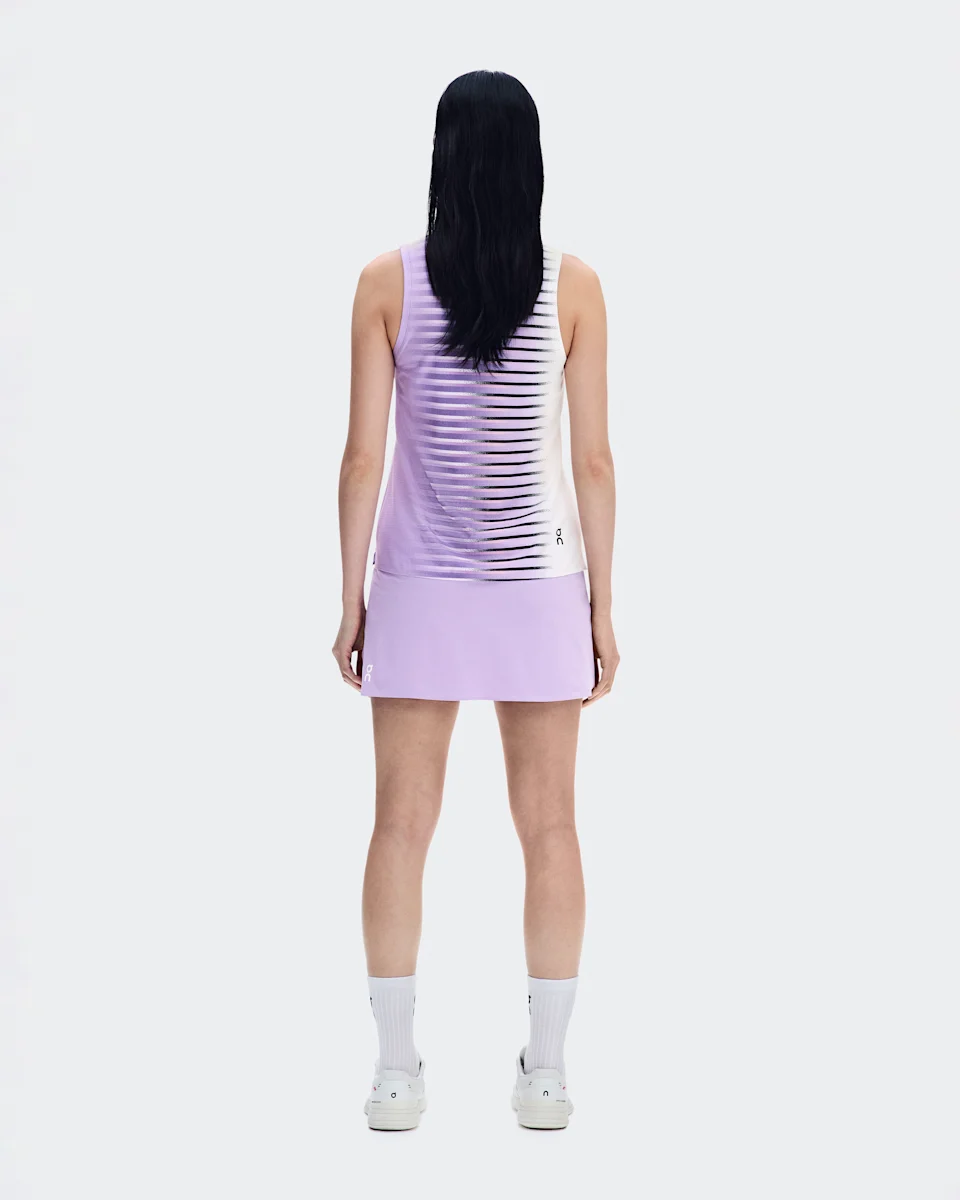 On Court Tank Edge Bloom & White Feminino