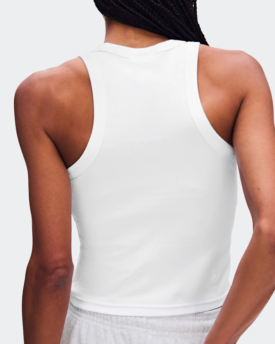 On All-Day Ribbed Tank White Feminino
