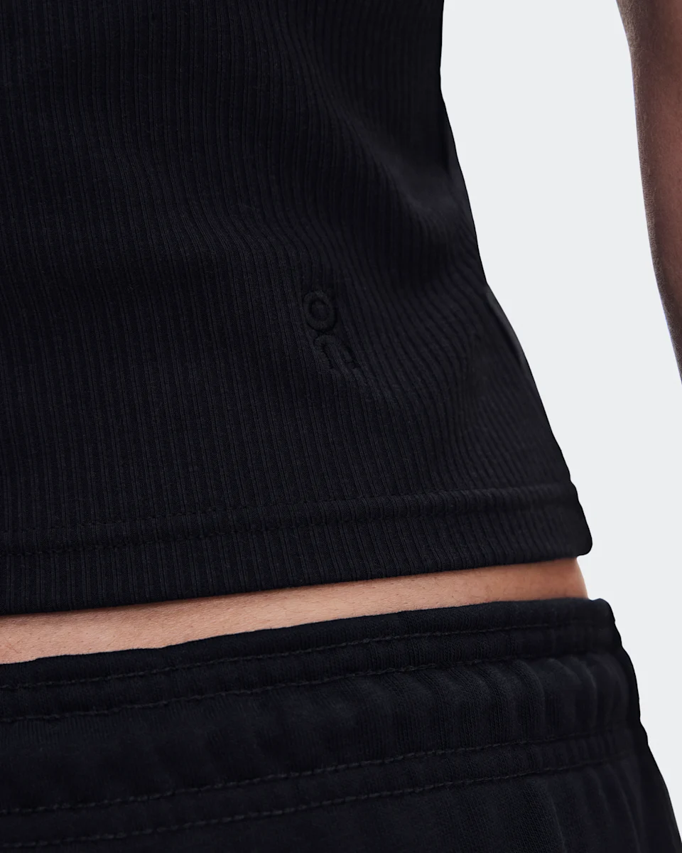 On All-Day Ribbed Tank Black Feminino