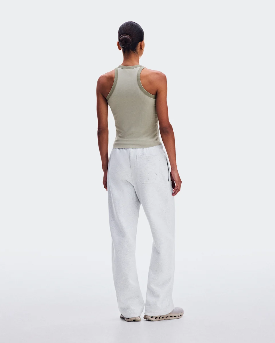 On All-Day Ribbed Tank Brume Feminino