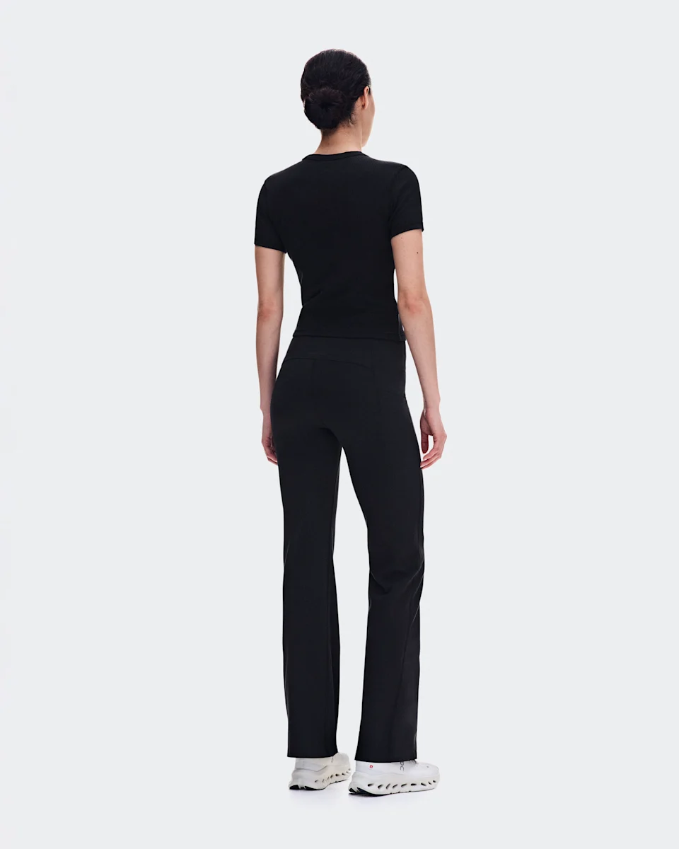 On All-Day Ribbed T-Shirt Black Feminino