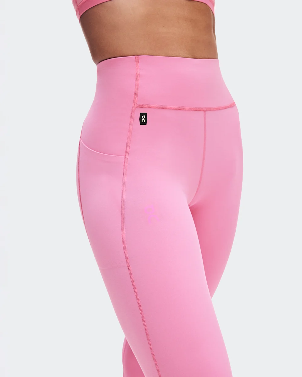On Train Tights 7/8 Bubblegum Feminino