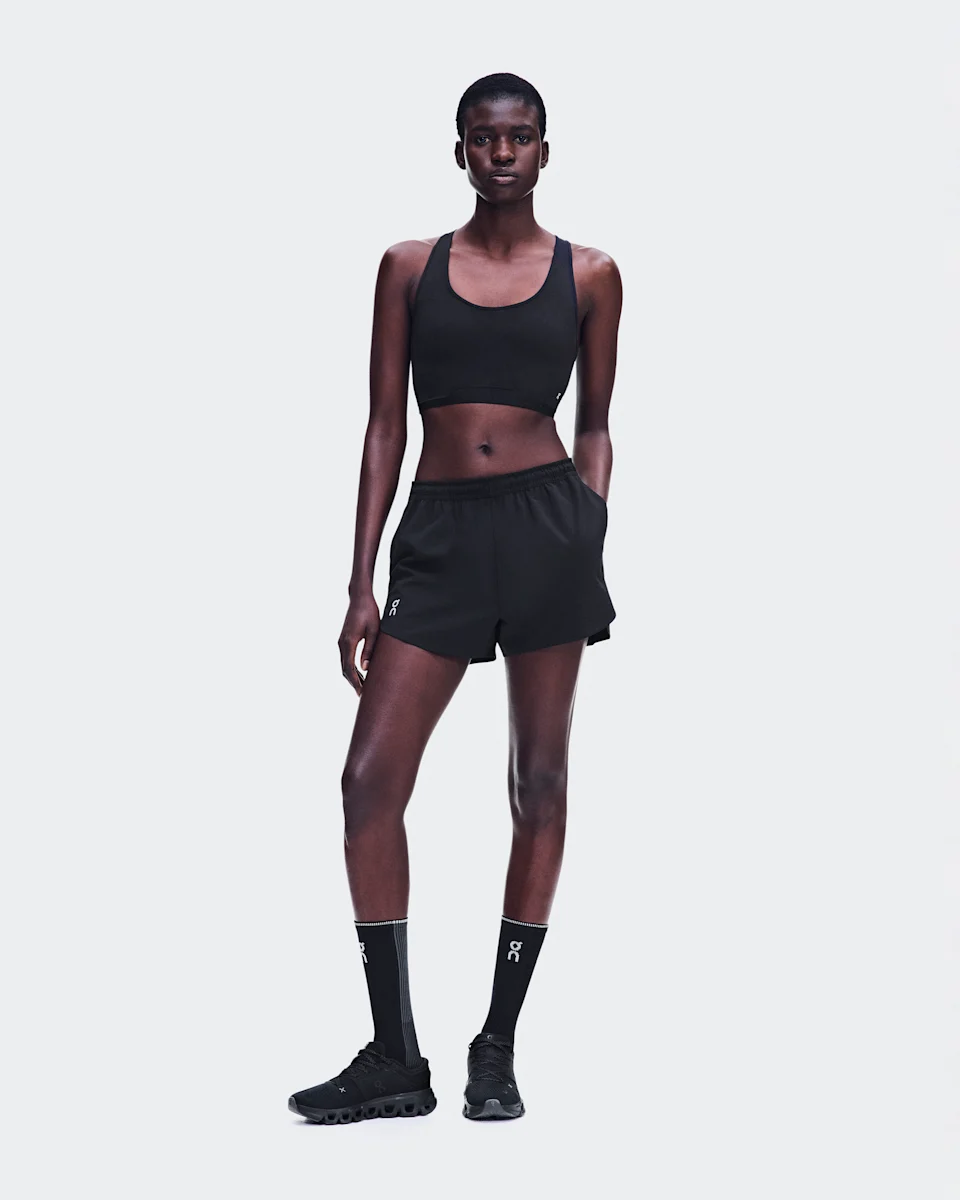 On Train Shorts 3" Black Feminino