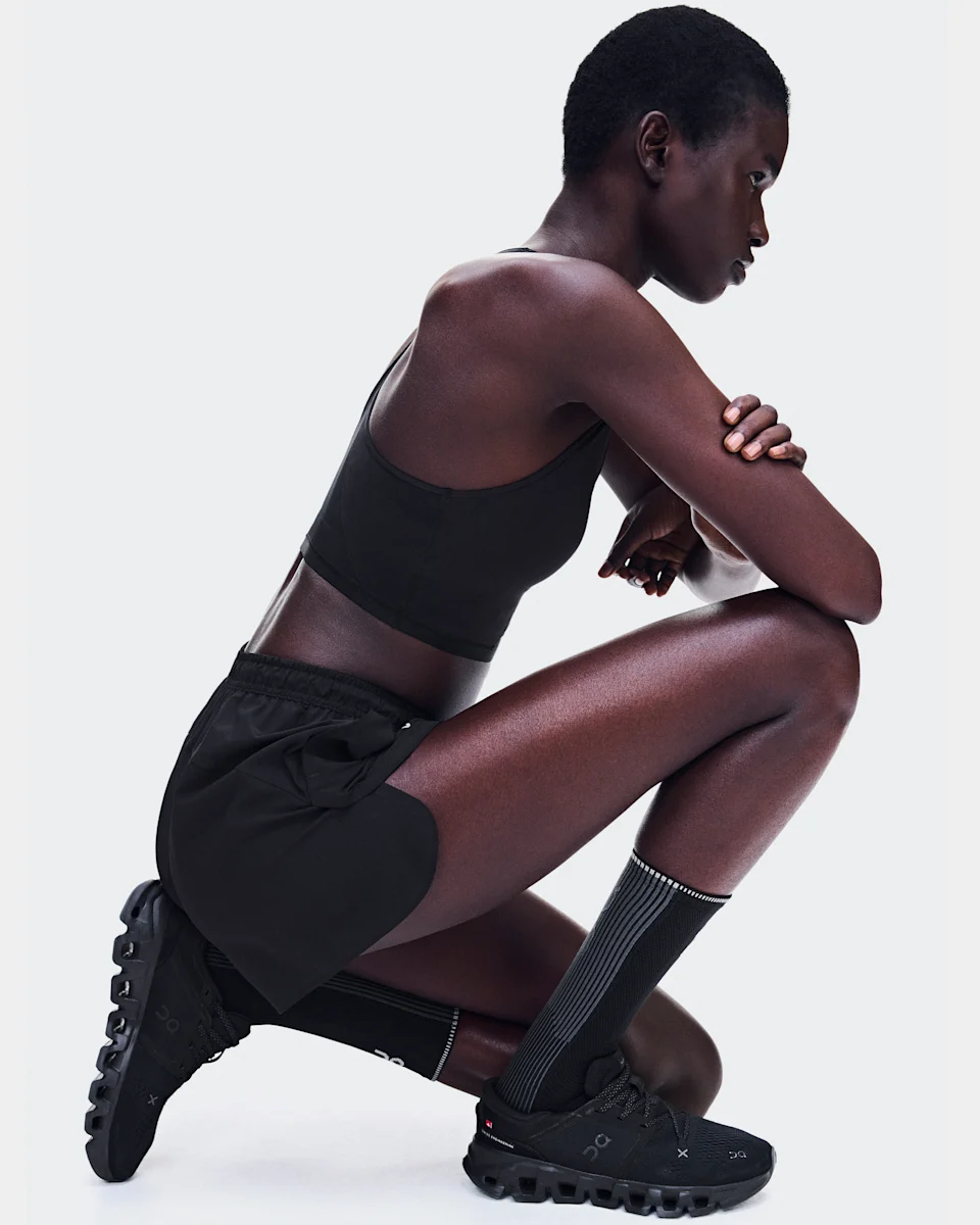 On Train Shorts 3" Black Feminino