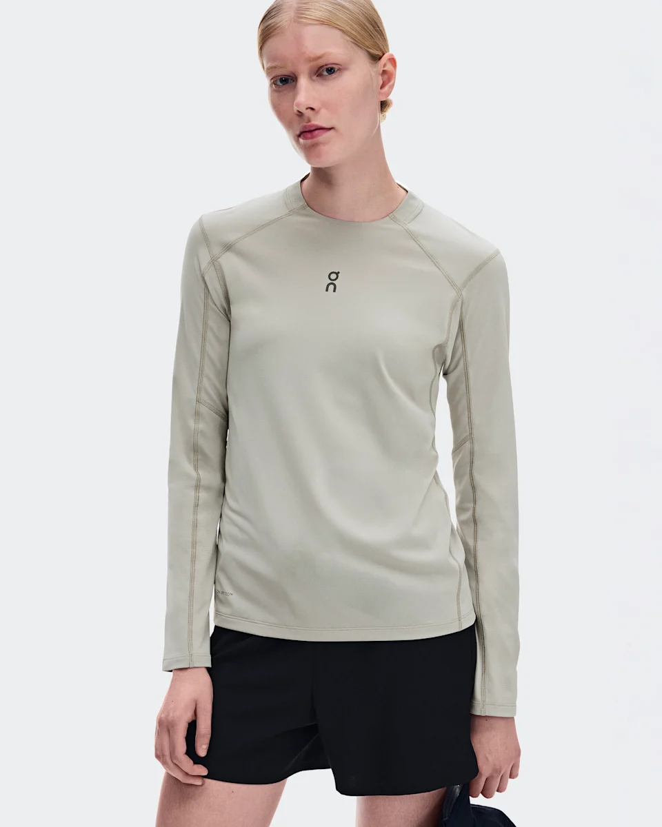 On Trail Long-T Solar Brume Feminino