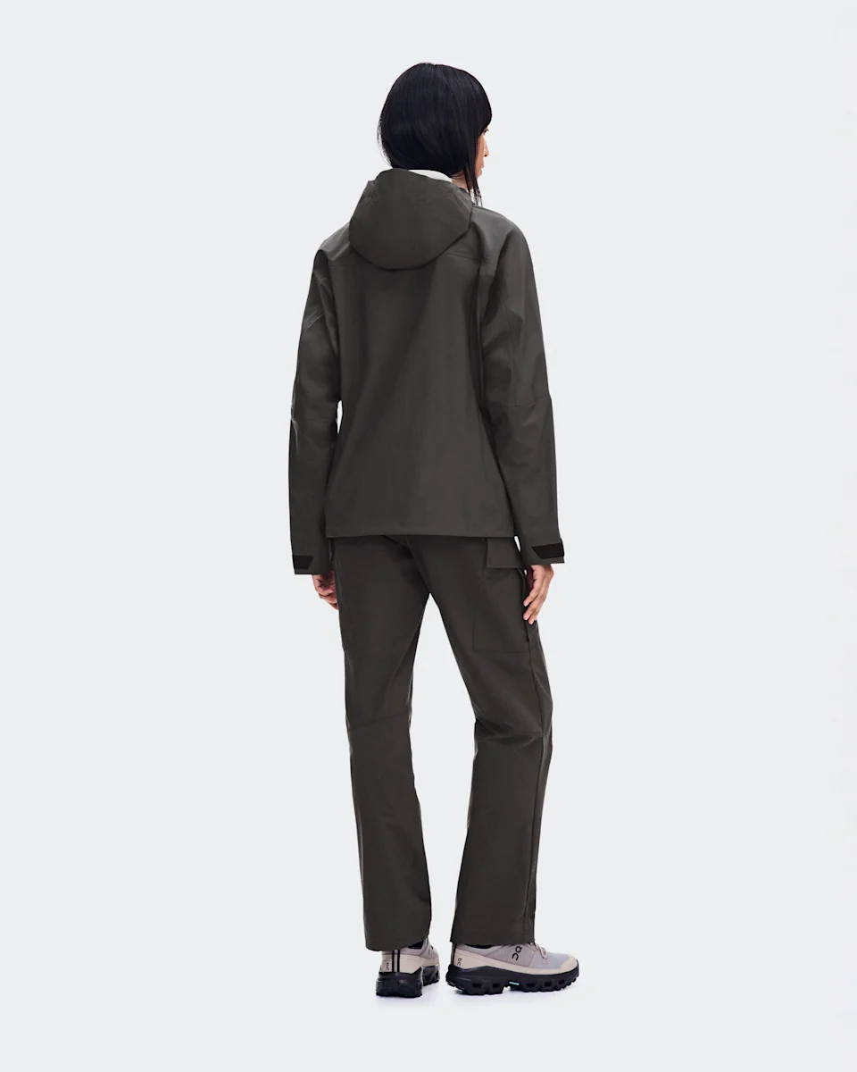On Ascent Jacket Espresso Feminino