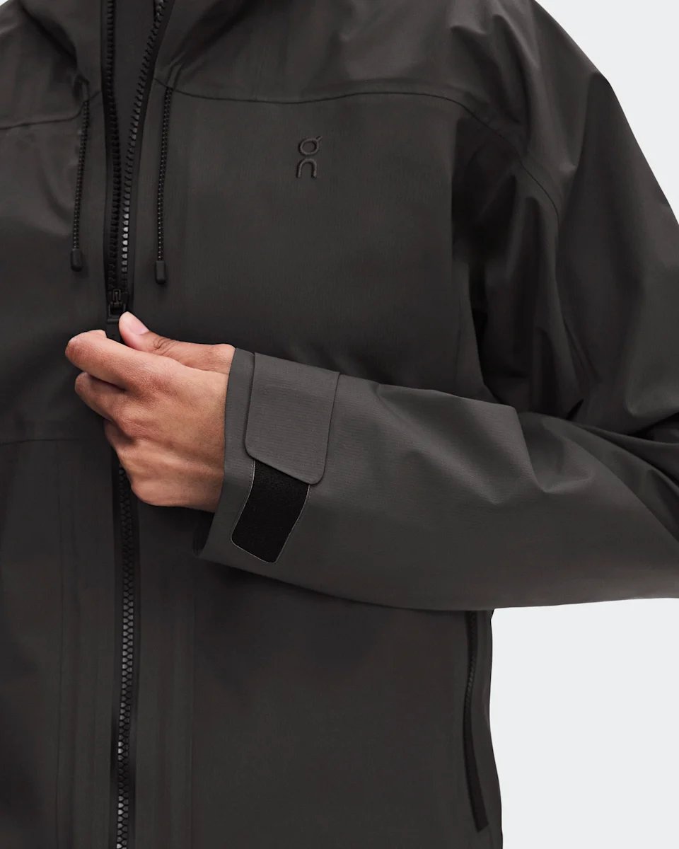 On Ascent Jacket Espresso Feminino