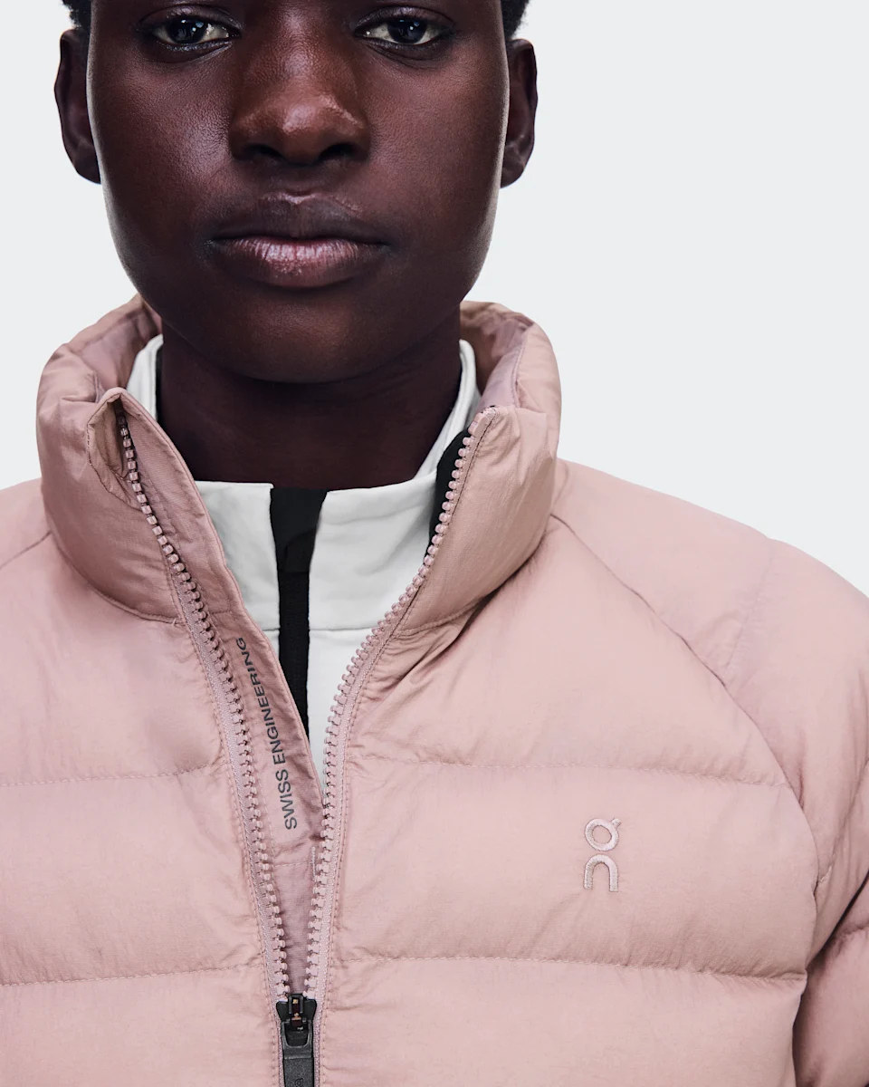 On Ascent Puffer Jacket Biscuit Feminino
