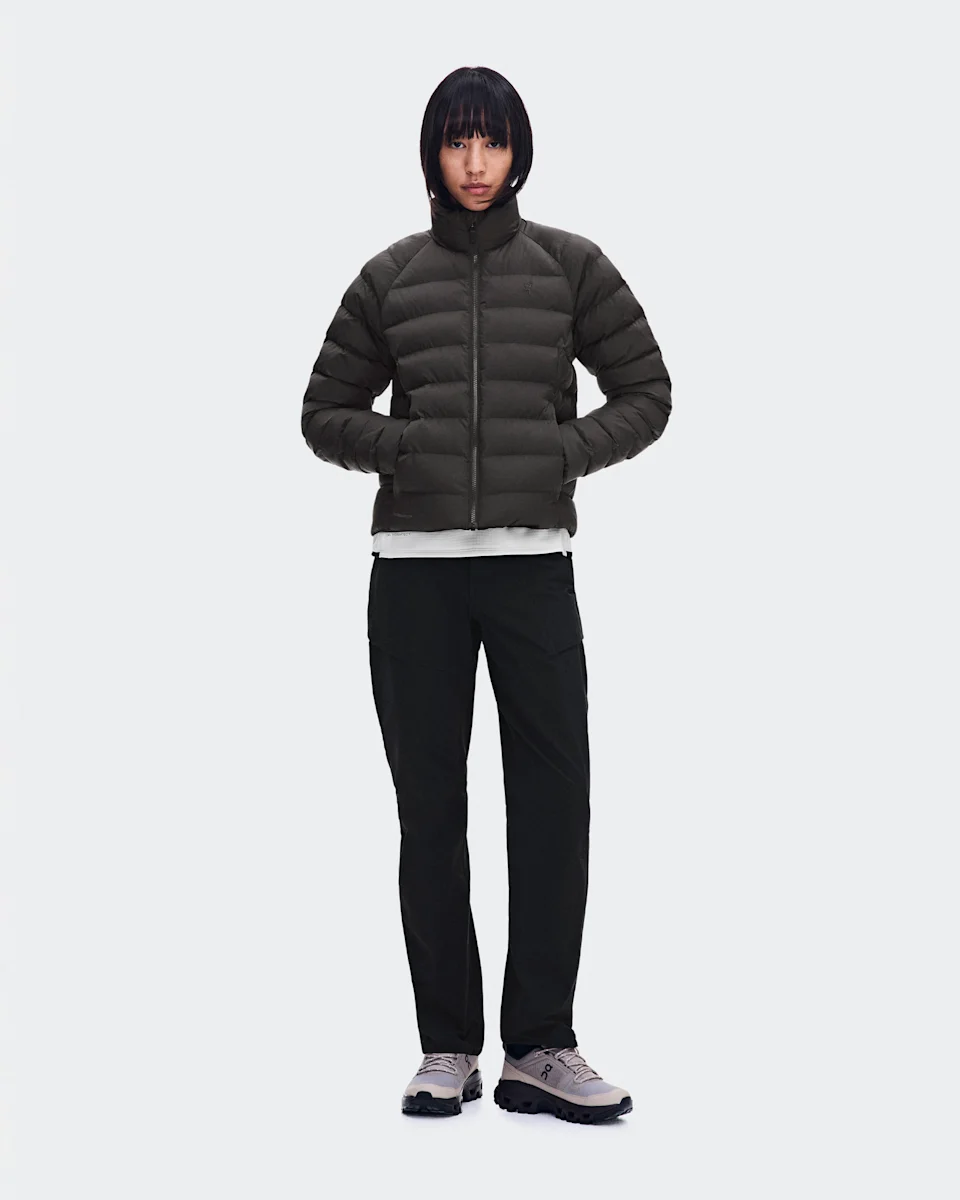 On Ascent Puffer Jacket Espresso Feminino