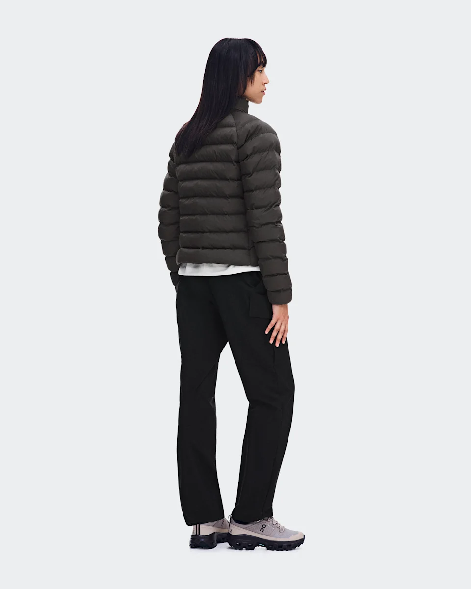 On Ascent Puffer Jacket Espresso Feminino