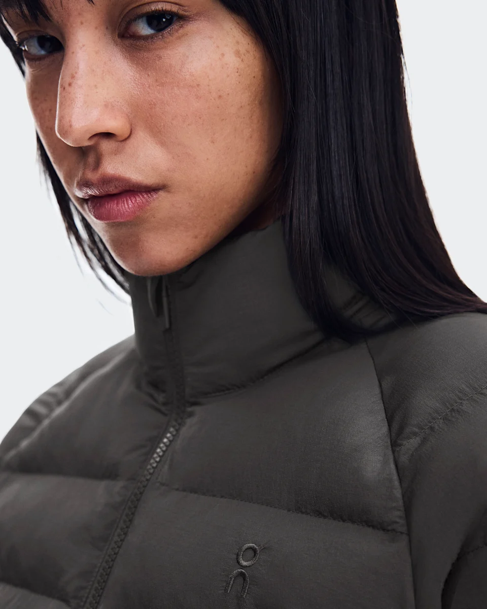On Ascent Puffer Jacket Espresso Feminino