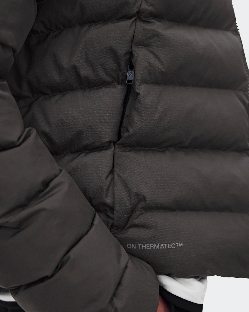 On Ascent Puffer Jacket Espresso Feminino