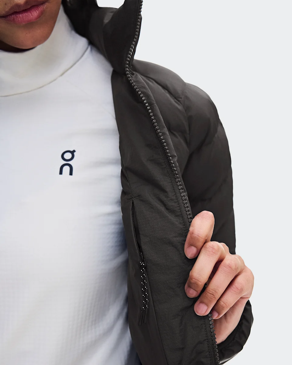 On Ascent Puffer Jacket Espresso Feminino