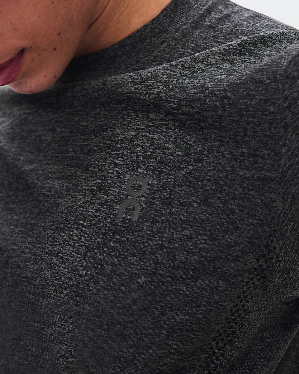 On Train Flex-T Crop Ember Heather Feminino