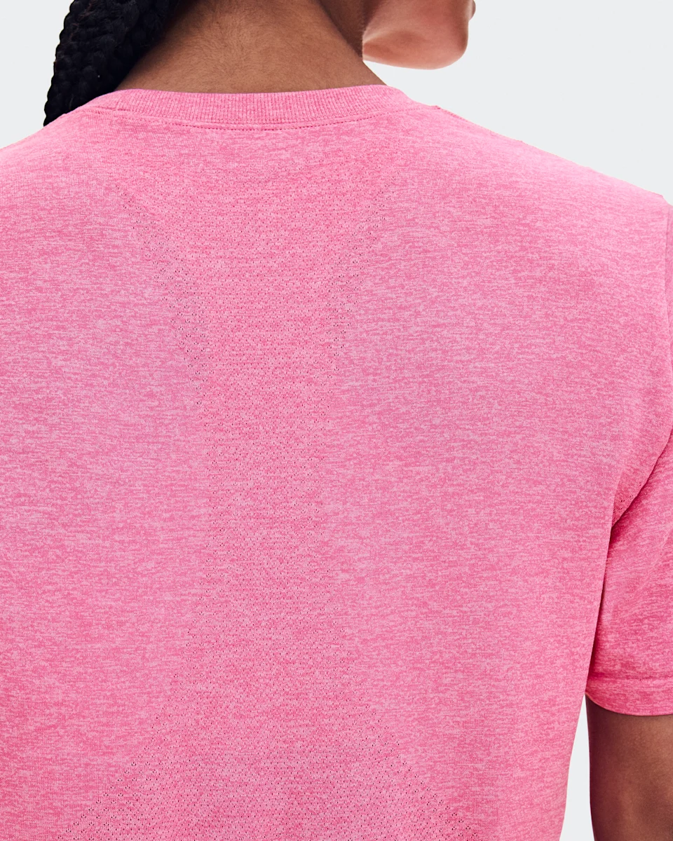 On Train Flex-T Crop Bubblegum Heather Feminino