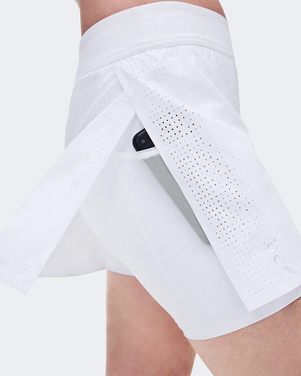On Court Skirt Split LDN White Feminino