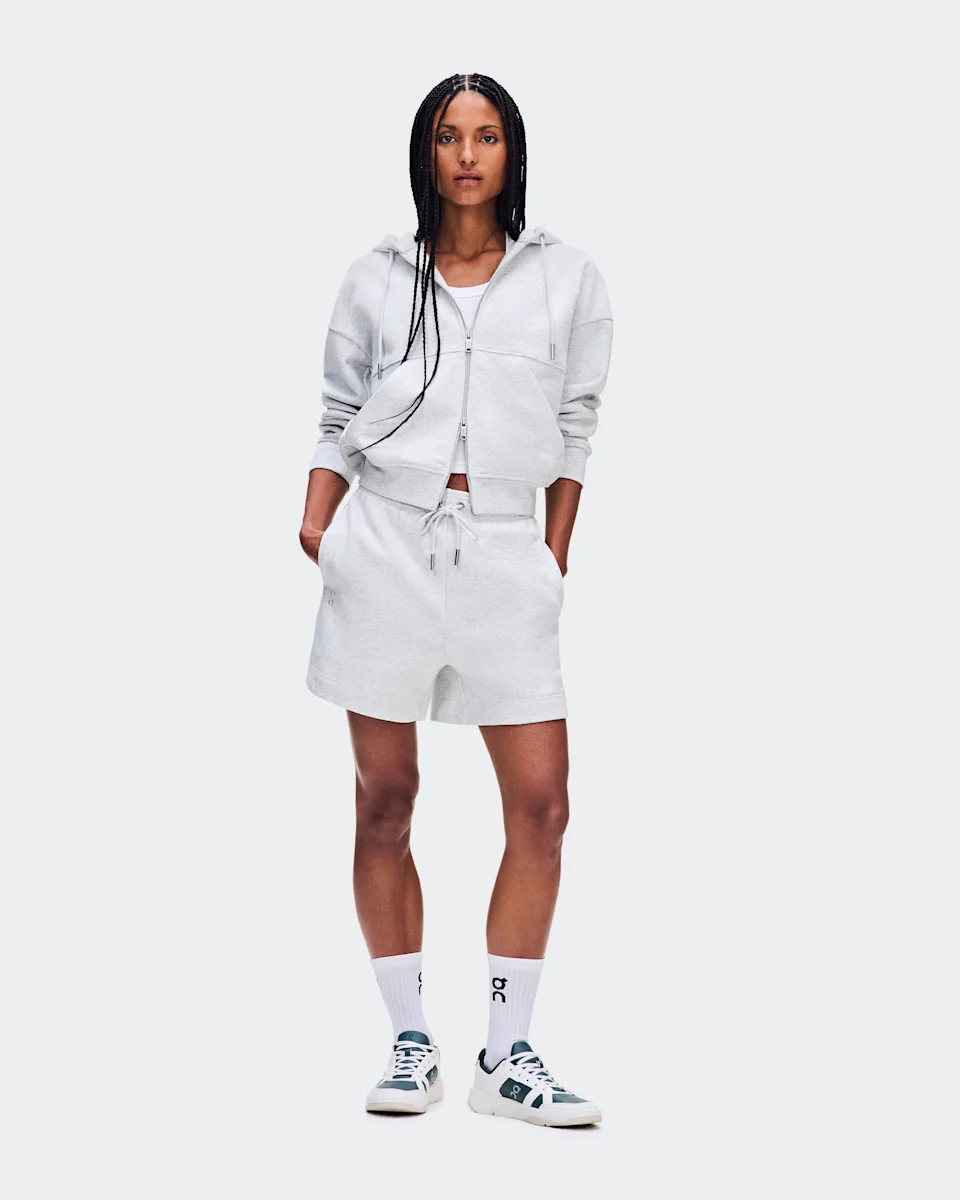 On Club Collective Full Zip Hoodie Crater Feminino – O básico, só que melhor
