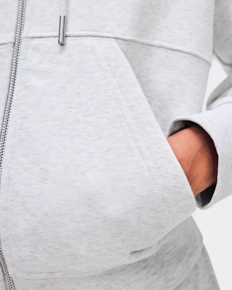 On Club Collective Full Zip Hoodie Crater Feminino